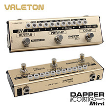 Valeton Dapper Acoustic Mini (MES-4) 4 in 1 Mini Effects Strip(통기타용 4가지 이펙터가 하나에!)
